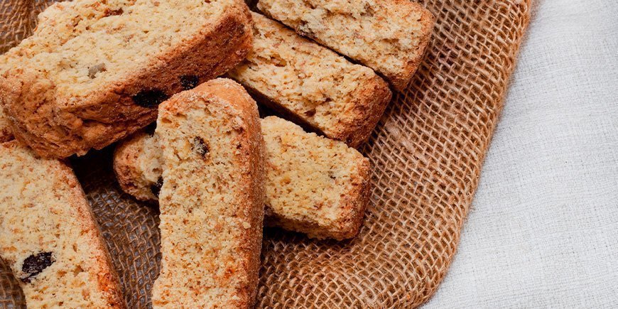 Den traditionelle, sydafrikanske kiks Rusks