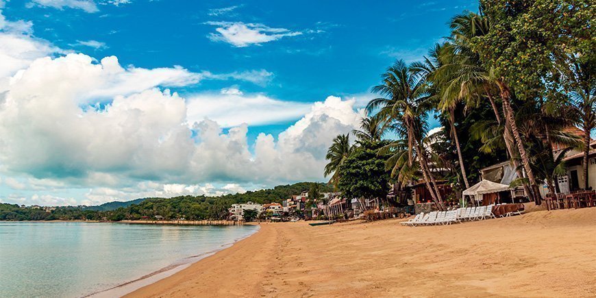 Bo Phut Beach in Koh Samui in Thailand.