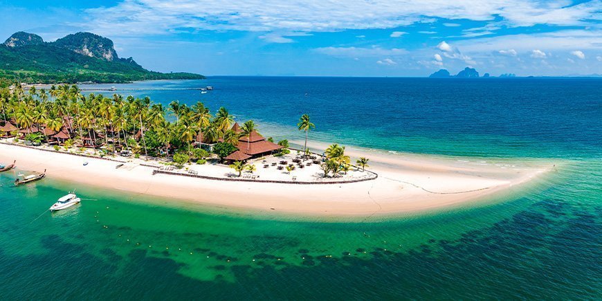 Pearl beach på øen Koh Mook i Thailand.